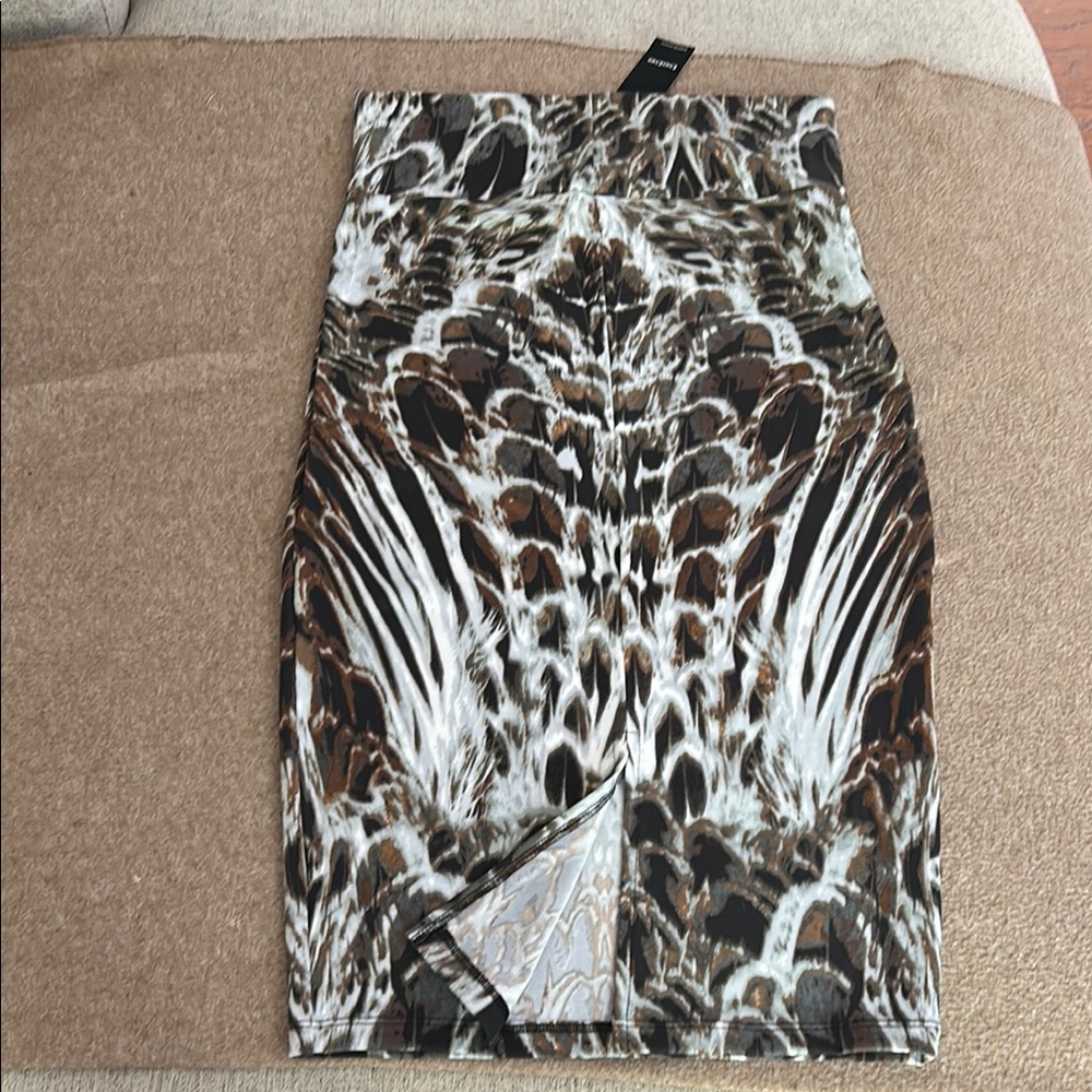 Stylish Animal Print Skirt
